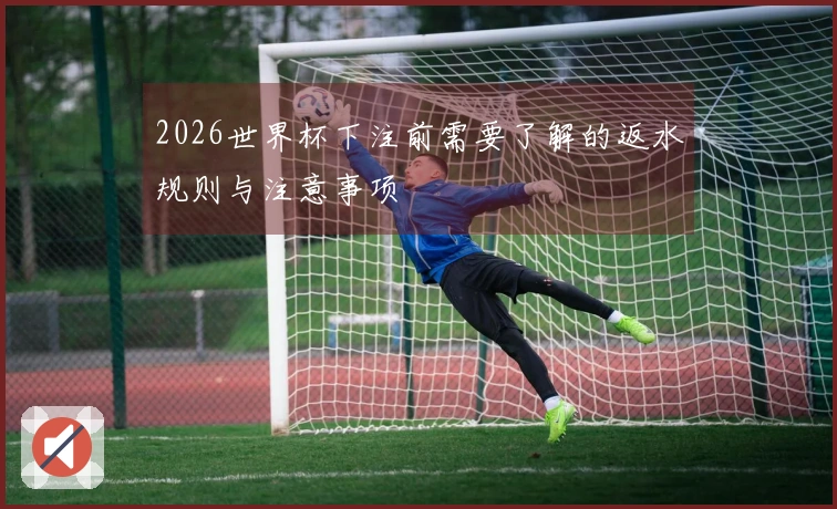 2026世界杯下注前需要了解的返水规则与注意事项