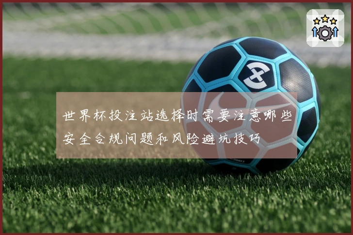 世界杯投注站选择时需要注意哪些安全合规问题和风险避坑技巧