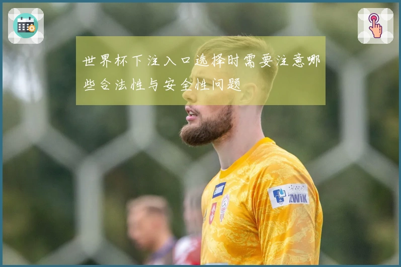 世界杯下注入口选择时需要注意哪些合法性与安全性问题